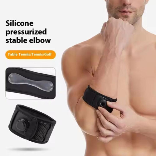 Justerbart kompressionsstöd för tennisarmbåge med 2