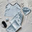 Damen-Freizeitpyjama-Set mit kurzen Ärmeln, Blau, Größe L 8
