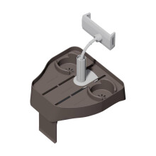 Tablette de spa 3 en 1 réglable avec porte-gobelet et porte-téléphone
