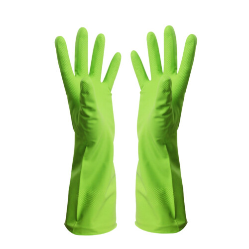 Ποδιά κουζίνας με μανίκια και γάντια πλυσίματος πιάτων από λάτεξ