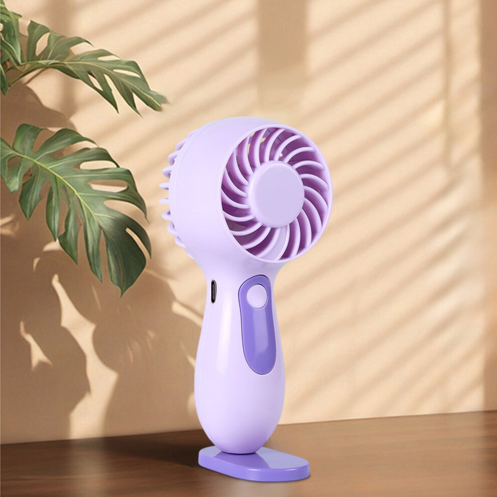 Handheld Usb Rechargeable Mini Fan With 3 Speeds 917087909853