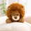 Leone di peluche realistico, morbido e imbottito, 1 pezzo 5