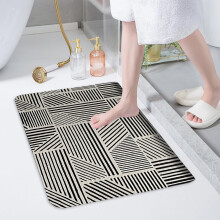 Diatom mudderbademåtte absorberende hurtigttørrende skridsikkert 40x61 cm