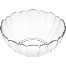 Transparante acryl lotuskom, 6,7 inch saladekom