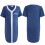 Women's V-neck button-front sleepshirt for nursing, short 6