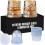 Whiskyglas med roterende lysende base 2 stk. 1