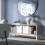 ikea KALLAX 4-Cube Unit with Underframe 147x59cm 2