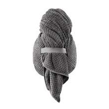Mikrofiber Hårhandduk Grå 100x60cm