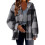 Cappotto invernale da donna con cappuccio e maniche lunghe 4