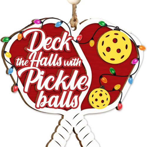 Pickleball Ornament Christmas Tree Decor 1 Piece