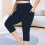 Γυναικείο παντελόνι γιόγκα Capri με τσέπες, Plus Size 7/8 2