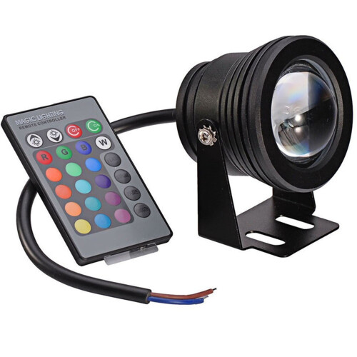 RGB υποβρύχιο σιντριβάνι φωτισμού 12V 10W 16 χρωμάτων