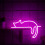 Neon LED-seinäkyltti Vaaleanpunainen12V Stable Glow 2