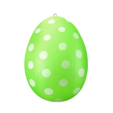 Decoración colgante inflable de conejito de Pascua verde