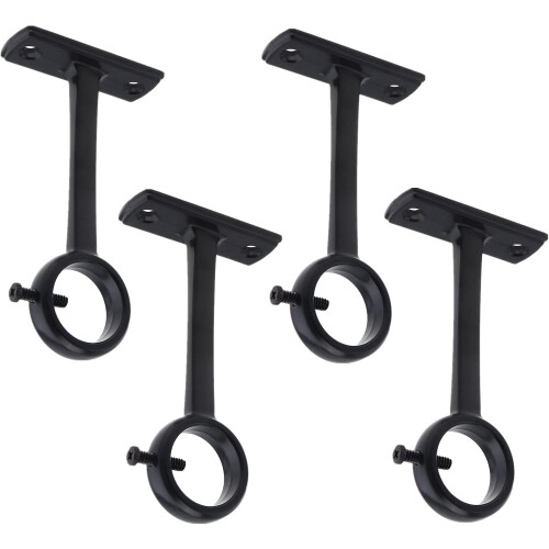 Supports de tringle à rideaux à fixation plafond, robustes, ensemble de 1 pouce