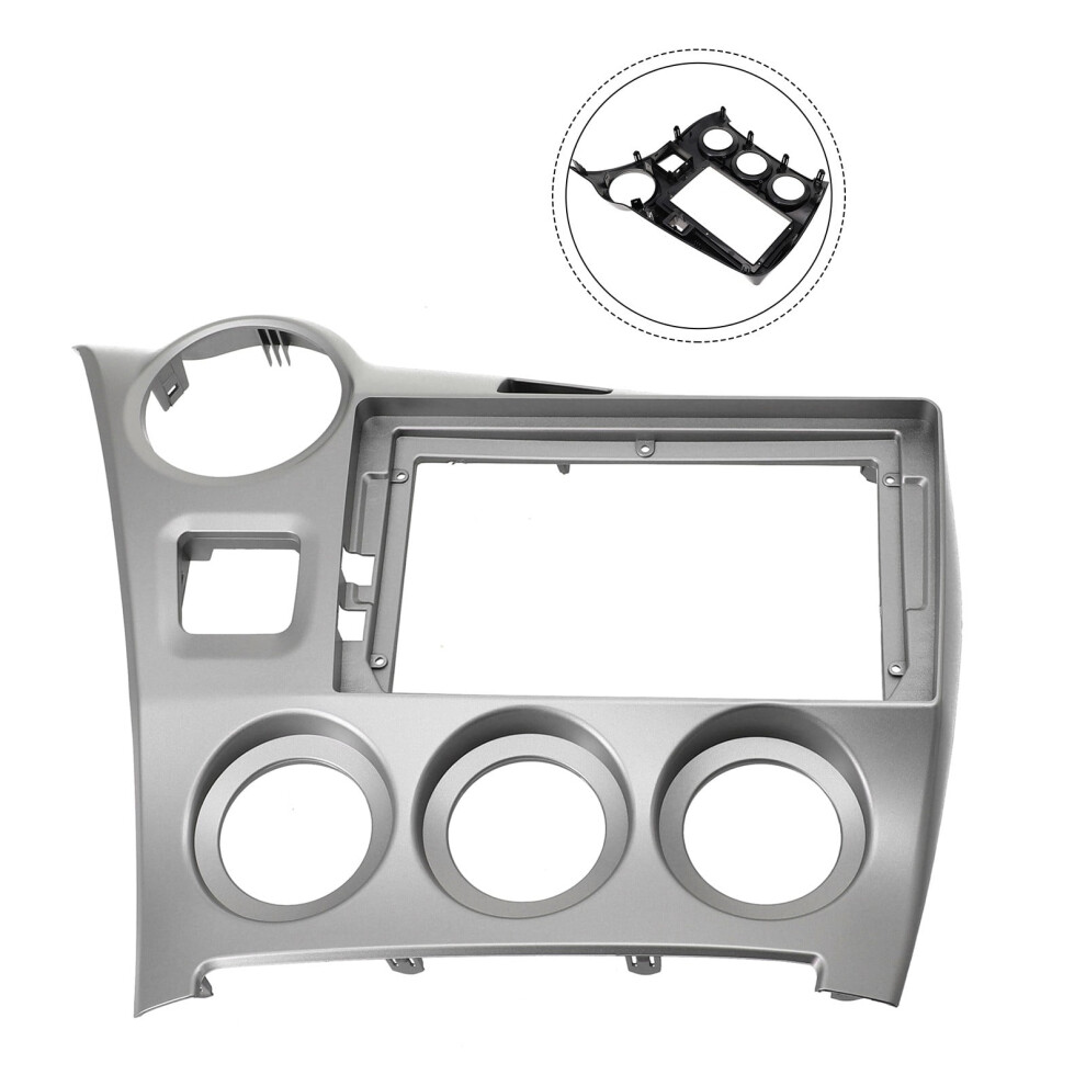Car Radio Fascia Frame For Toyota Matrix 2009Â2014 Silver 917087914147