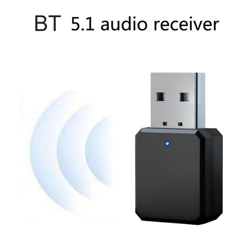 Ricevitore audio per auto Bluetooth 5.1 con ingresso AUX da 3,5 mm e USB. 1