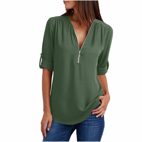 Barr tunic samhraidh do mhná glas, méid mór 1