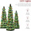 ACDANC Retro-Keramik-LED-Weihnachtsbaum, 25 cm 5