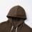 Moletom masculino casual liso com capuz e modelagem ampla. 5
