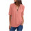 Γυναικείο μπλουζάκι με V λαιμόκοψη, κοντομάνικο, καλοκαιρινό τοπ με άνοιγμα στο 6