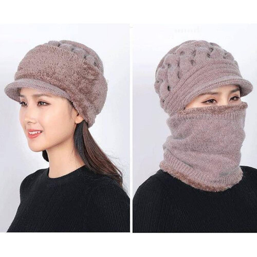 Damen-Wintermütze mit Fleecefutter 2