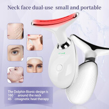 Red Light Therapy Massager for Face and Neck with Heat