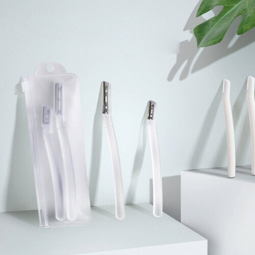 Eyebrow Razor Women Compact Gentle Blade 12 Pcs 2