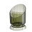 Make-up-Pinselhalter, transparent grün, 3-fach 1