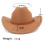Καπέλο με μάλλινο καπέλο Western Fedora για γυναίκες και άνδρες Claret 2