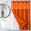 Wendbarer Duschvorhang mit Sternenmuster, 180 x 188 cm, Polyester 2