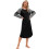 Camicia da notte lunga da donna con scollo rotondo, oversize e ultra morbida 5