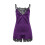 Damen-Pyjama-Set, lila, kurzärmelig, Größe XL 4