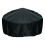 Copertura rotonda per braciere, nera, 37" D x 29" H, resistente. 2