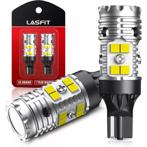 Λαμπτήρες οπισθοπορείας W16W 921/912/T15 6000K xenon λευκό, συσκευασία 2 τεμαχίων