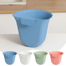 Keukenafvalbak met pedaaldeksel, hoog, wit, 13 gallon (ca. 49 liter)