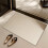 Polyester Area Rug Beige Black Striped 31.5x19.7 in 6