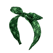 Haarband zum St. Patrick's Day mit Kleeblattmuster und Knoten