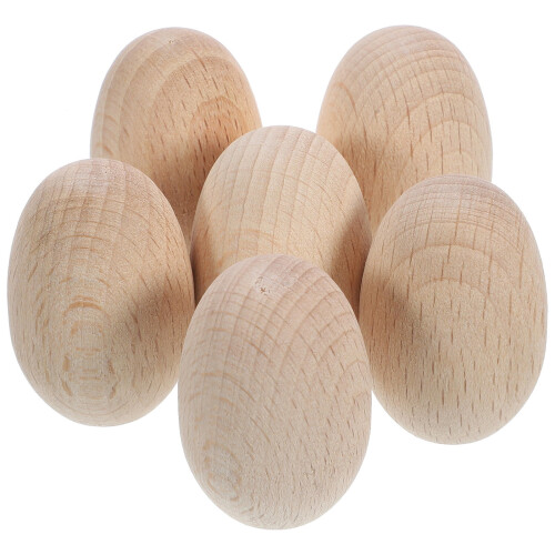 Ofärdiga träägg, 6 stycken