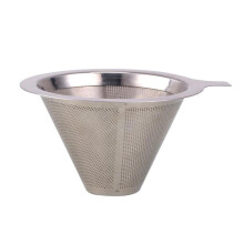 Porte-filtre à café pour cafetière à filtre en acier inoxydable
