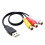 USB3-RCA-sovitinkaapeli ääni-/videolaitteille 1
