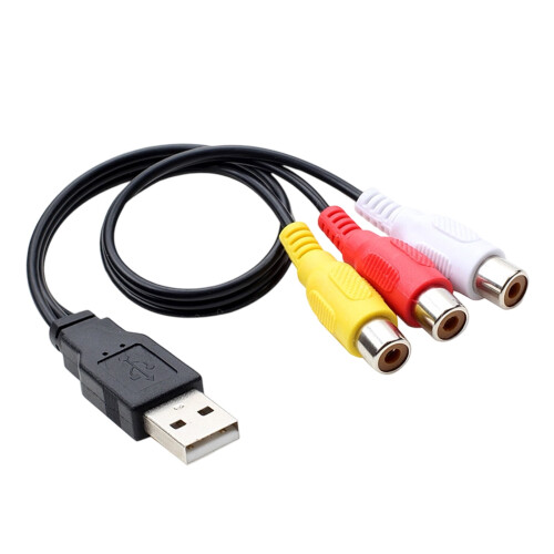 USB3-RCA-sovitinkaapeli ääni-/videolaitteille