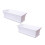Fönsterbräda Blomkrukasställ med bricka 2 st 43x18x14 cm 1