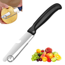 Fruit- en groenteschiller van roestvrij staal, 3-in-1