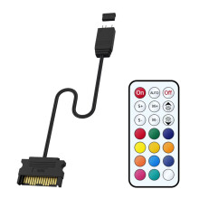 Controlador ARGB 5V 3 pinos 10 modos 15 pinos de alimentação