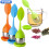 Kit d'infuseurs à thé en silicone et acier inoxydable (3 pièces) 1