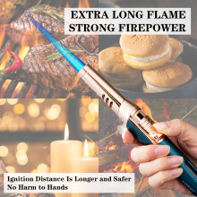 Briquet torche stylo JOBON rechargeable à flamme réglable