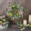 Kunstig sommerblomsterkrans 4 stk. 2