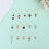 Wine Glass Charms Identification Markers 15 pcs 5