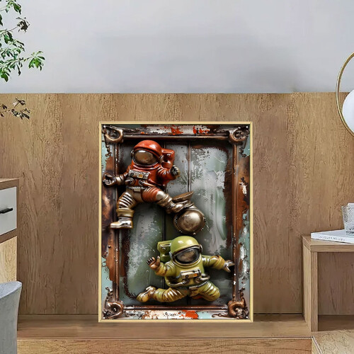 Smijernsveggkunst blomsterrull 3 stk